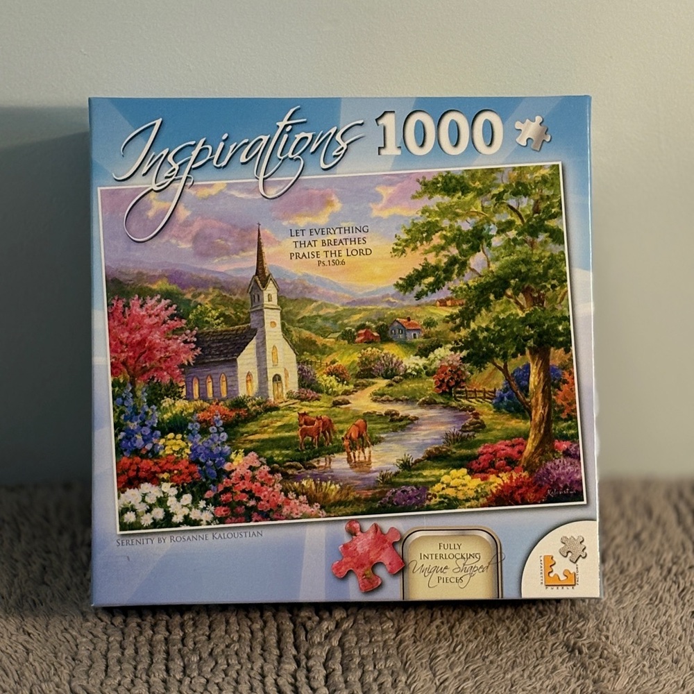 Inspirations - Serenity, 1000 piece puzzle-NO missing pieces!